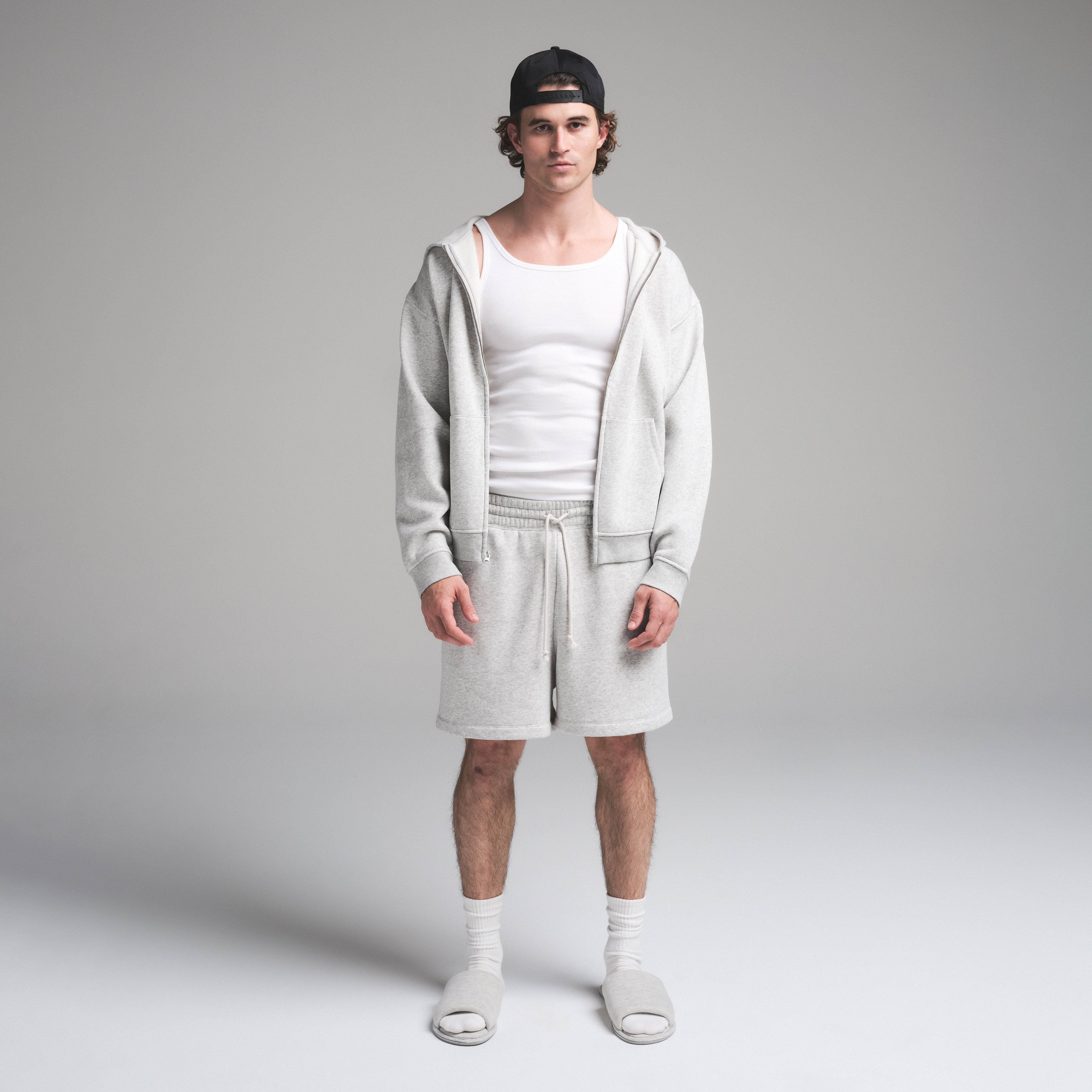 SKIMS COTTON MENS RIB TANK 3-PACK | CHALK - Image 3