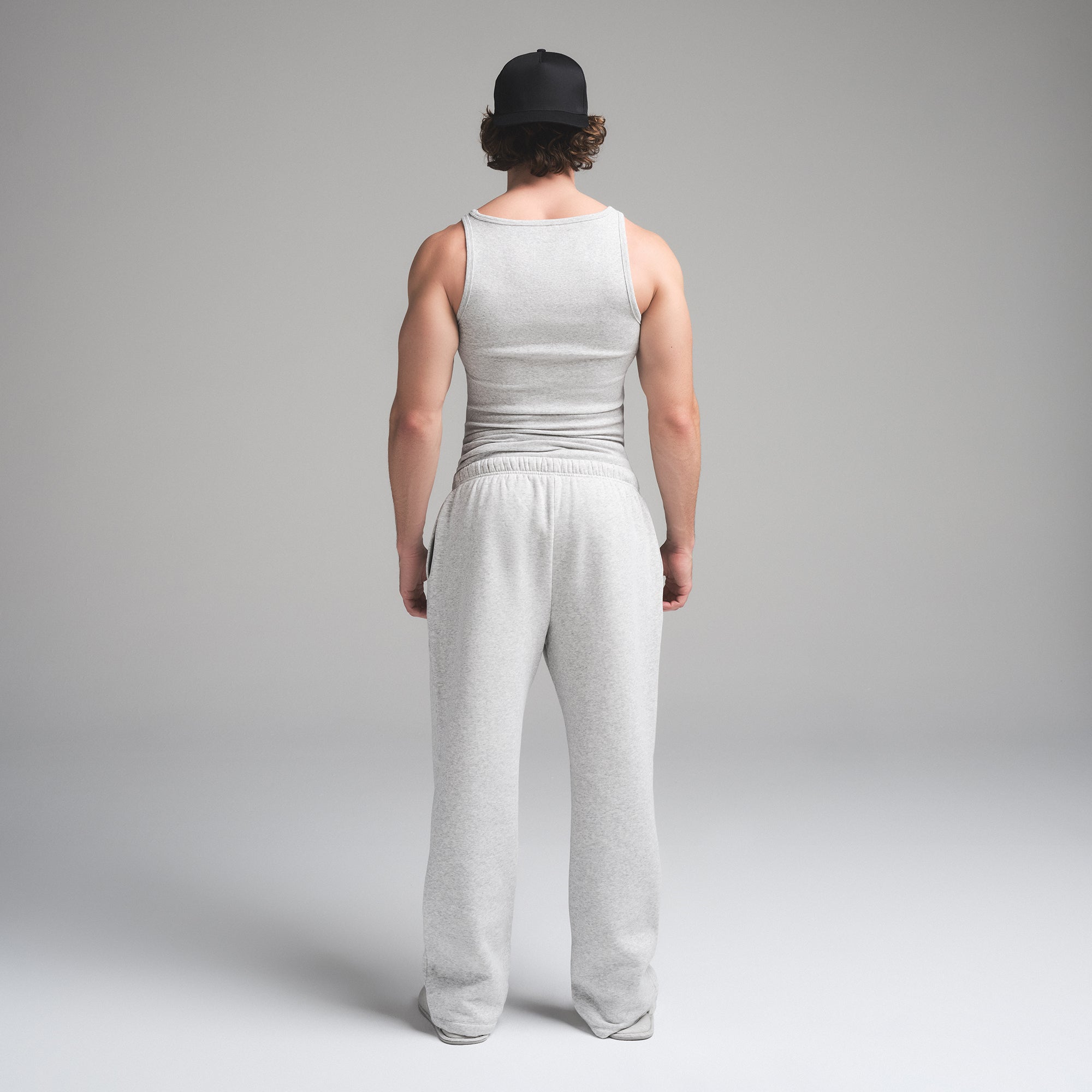 SKIMS COTTON MENS RIB TANK 3-PACK | HEATHER MULTI - Image 5