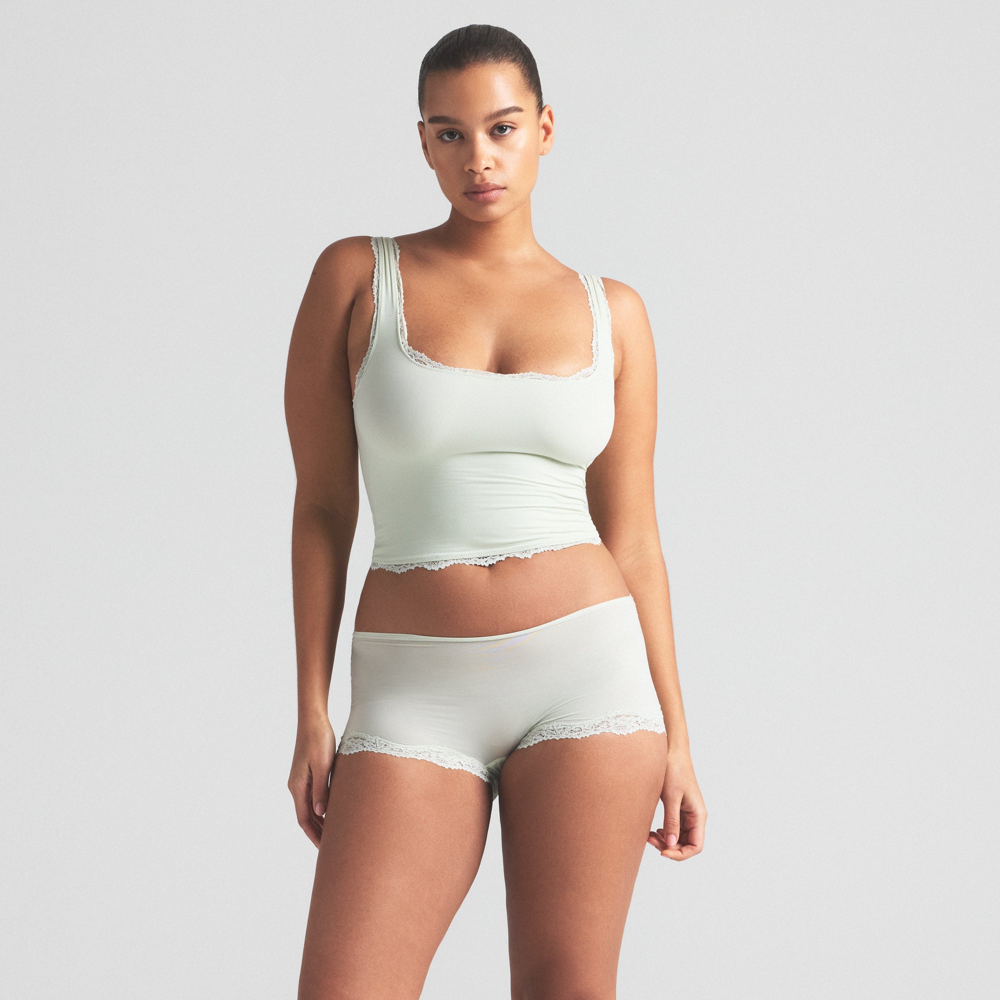 FITS EVERYBODY LACE TANK | SPEARMINT - Image 3