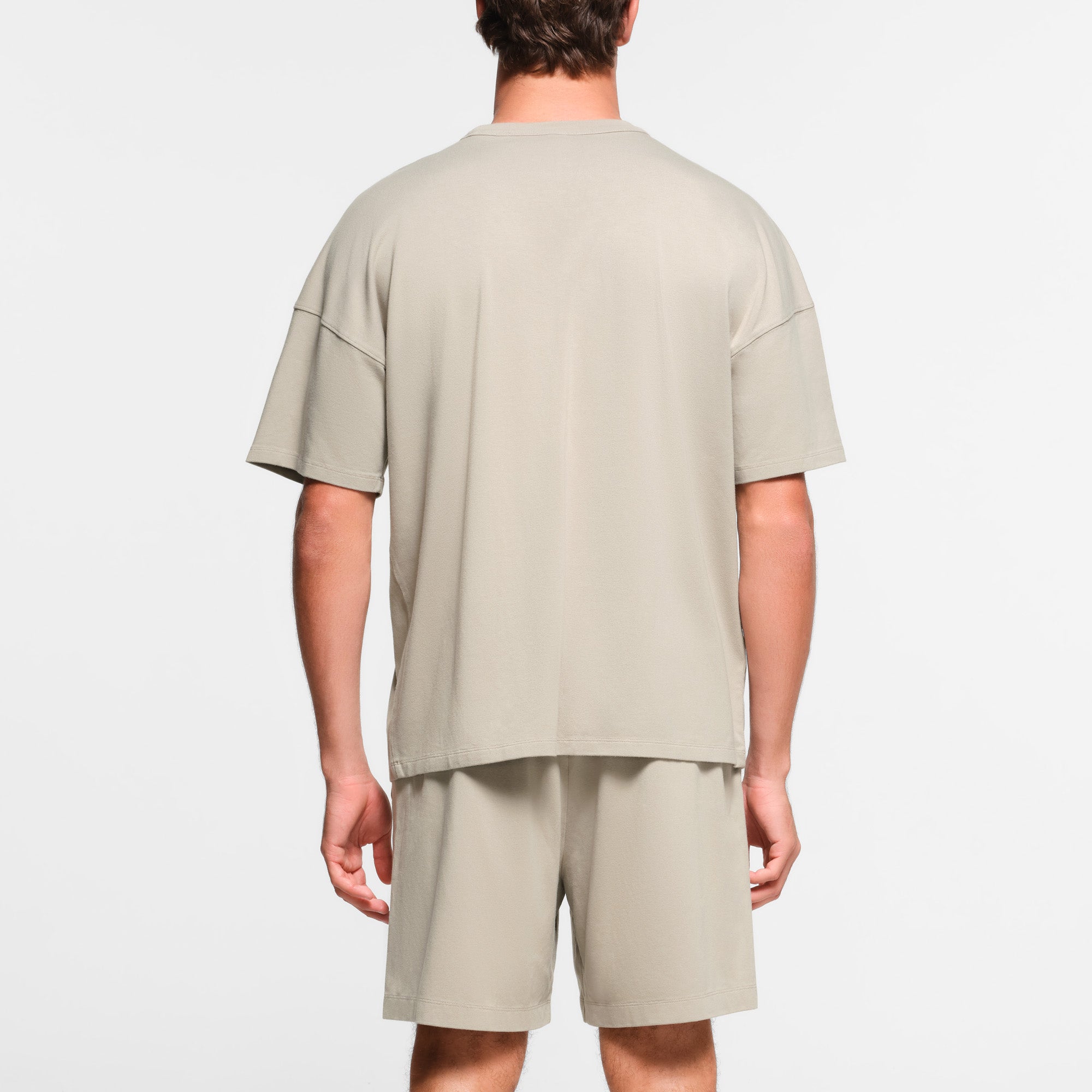 JERSEY LOUNGE MENS OVERSIZED T-SHIRT | SHALE - Image 3