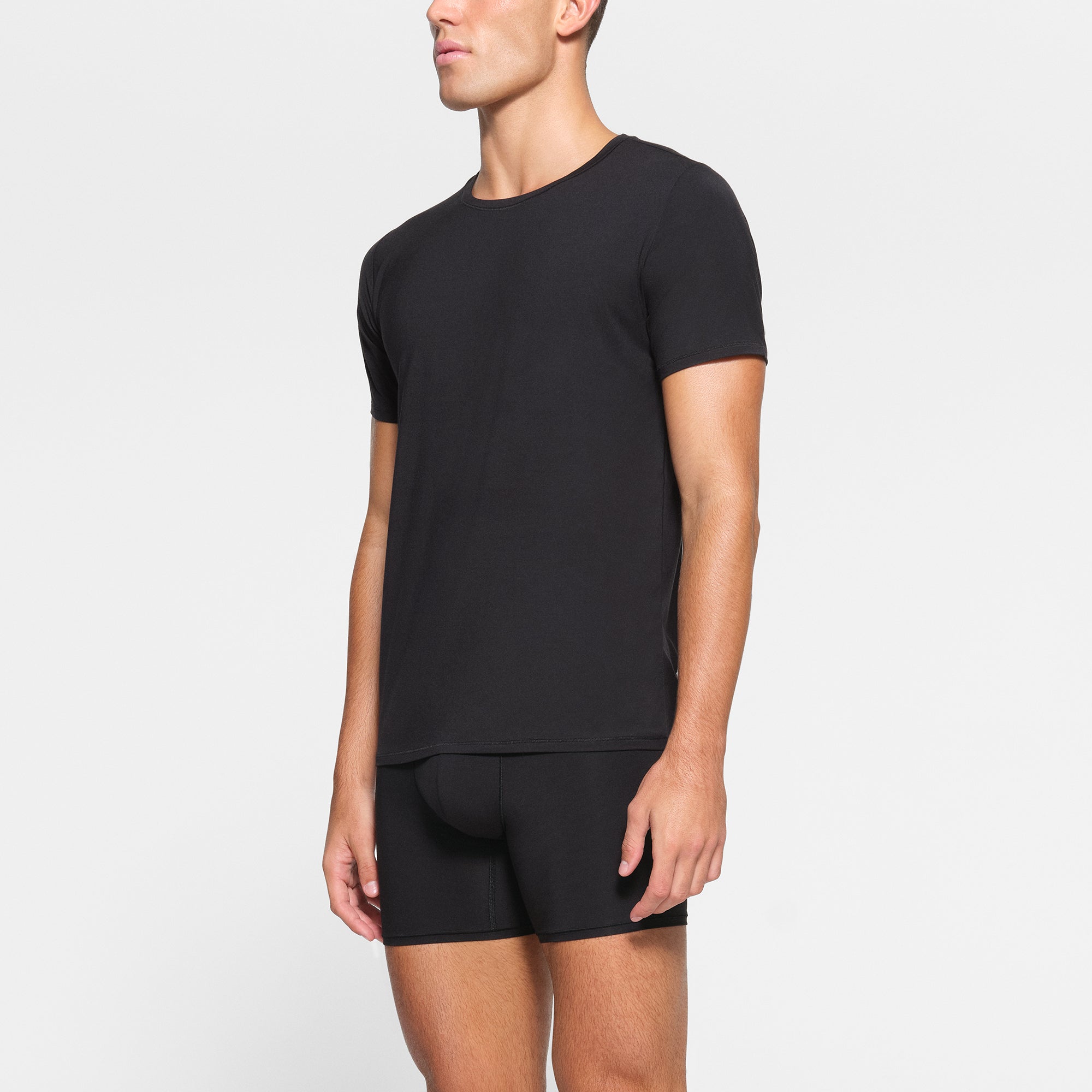 SKIMS STRETCH MENS T-SHIRT 3-PACK | OBSIDIAN - Image 2