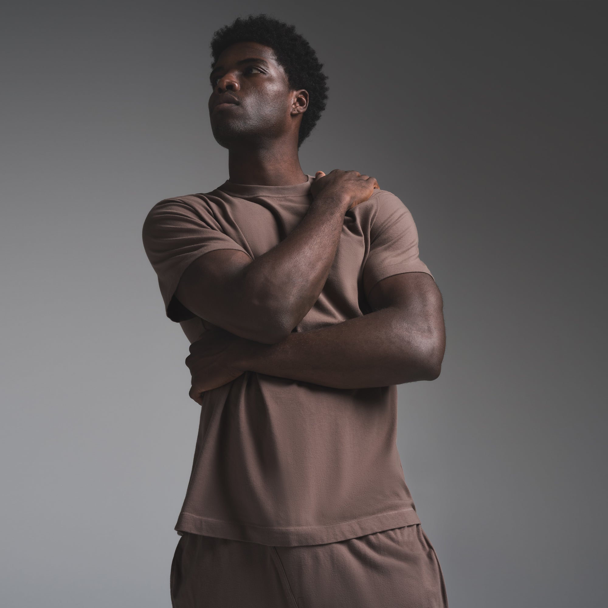 JERSEY SLEEP MENS T-SHIRT | UMBER - Image 2