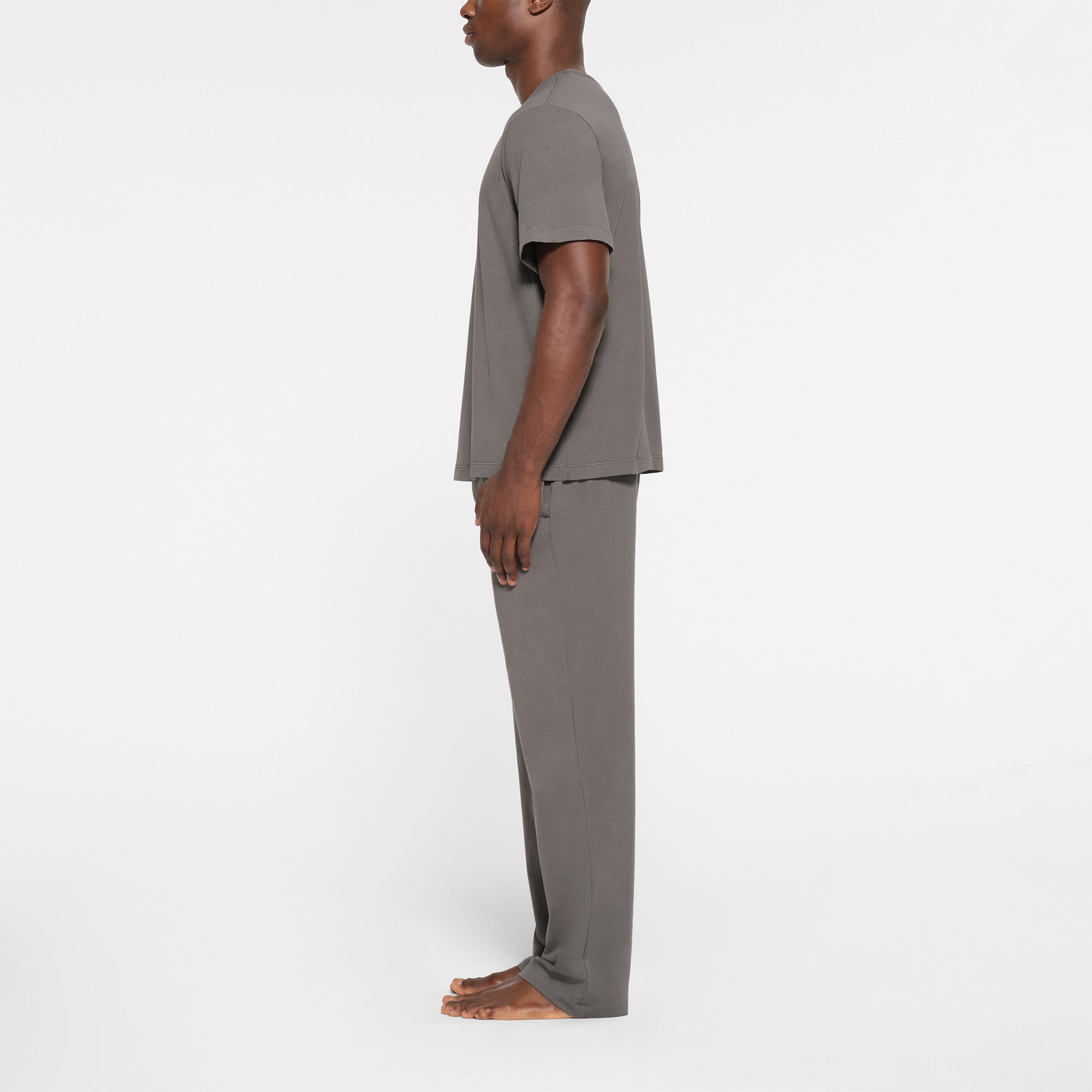 JERSEY SLEEP MENS T-SHIRT | WASHED GUNMETAL - Image 2