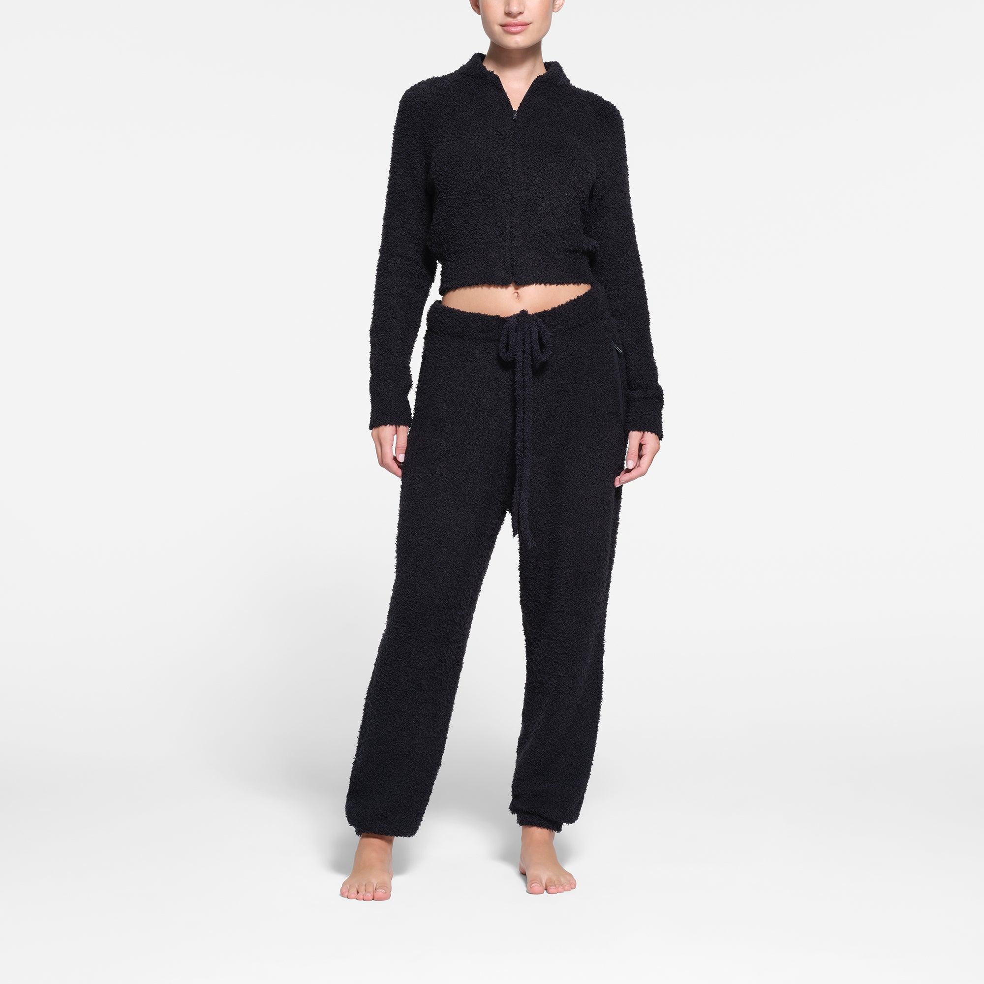 COZY KNIT ZIP UP | ONYX