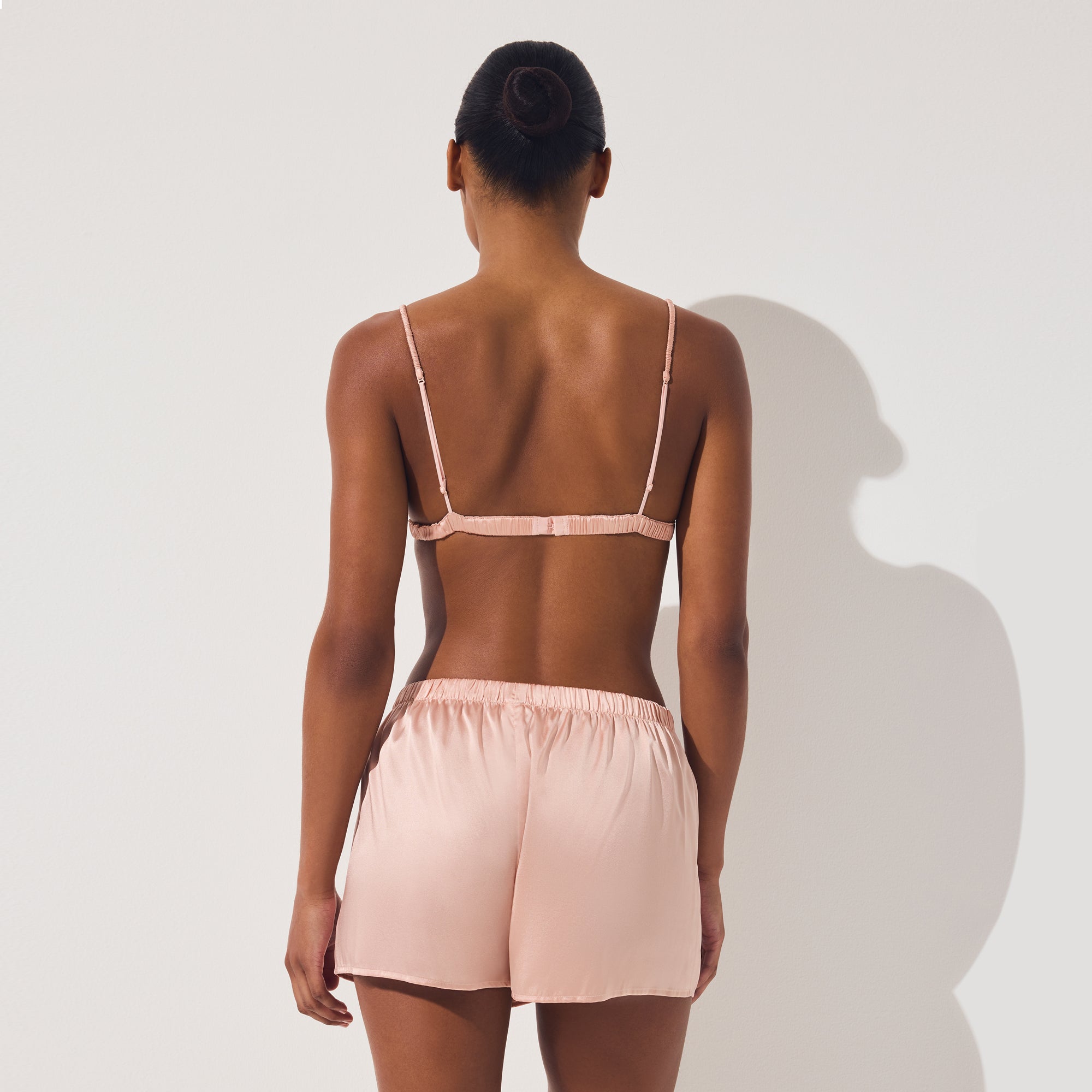 SILK LIGHTLY LINED TRIANGLE BRALETTE | VILLA - Image 3