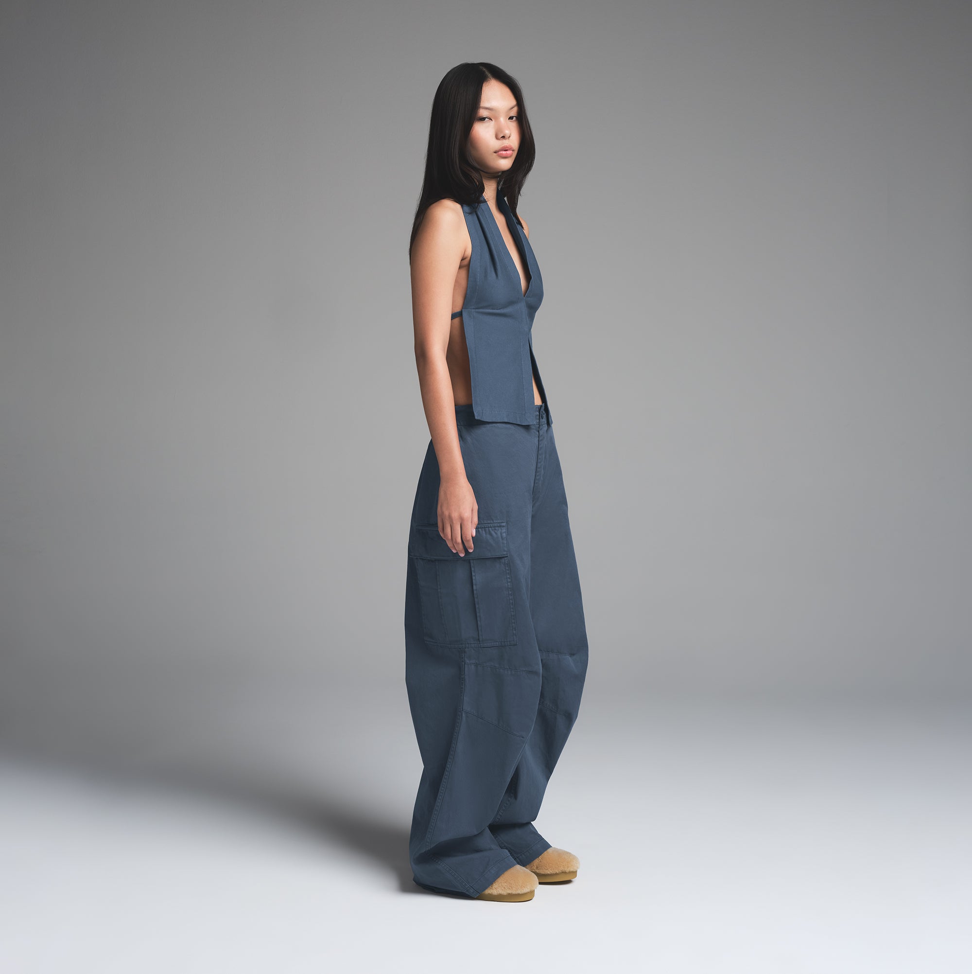OUTDOOR WOVEN CARGO PANT | INDIGO - Image 2