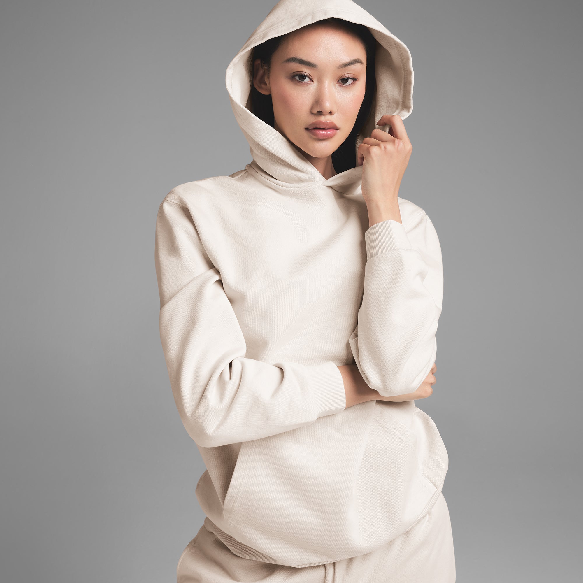 BOYFRIEND FLEECE HOODIE | BUFF - Image 2