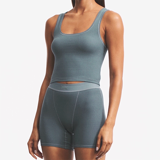 COTTON RIB BOXER | BUBBLE GUM - Image 4